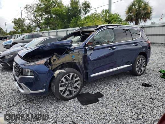 2021 Hyundai Santa Fe Calligraphy с VIN 5NMS5DAL1MH371927, выставлен на аукционе Copart как лот 62935825 с пробегом 36 605 миль миль и На запчасти • Non repairable. История ставок и продаж доступна на DreamBid. Изображение 1.