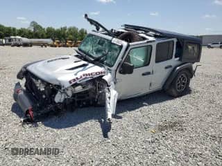2024 Jeep Wrangler Rubicon with VIN 1C4PJXFG6RW263774, listed as a Copart auction lot 57766925 with 19,429 mi miles and Non repairable. Bid and sale history available at DreamBid. Image 1.