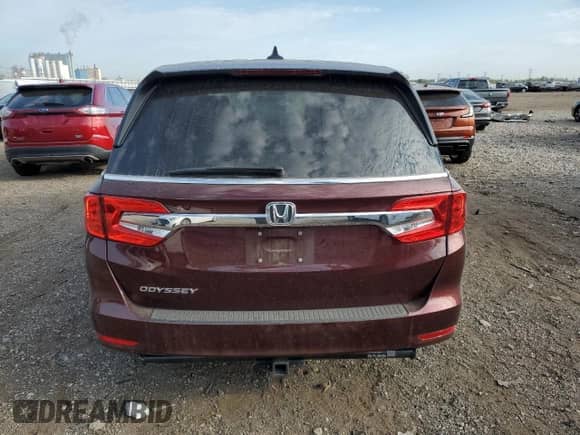 2020 Honda Odyssey EX с VIN 5FNRL6H53LB063620, выставлен на аукционе Copart как лот 80279915 с пробегом 18 334 миль миль и Списание • Salvage title. История ставок и продаж доступна на DreamBid. Изображение 6.