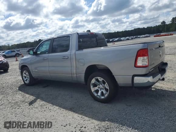 2021 Ram 1500 Big Horn with VIN 1C6RREFG3MN503441, listed as a Copart auction lot 74423164 with Not provided miles and Salvage title. Bid and sale history available at DreamBid. Image 2.