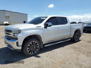 2019 Chevrolet Silverado 1500 LTZ with VIN 3GCUYGED8KG206440, listed as a Copart auction lot 80088345 with 87,537 mi miles and Salvage title. Bid and sale history available at DreamBid. Image 1.