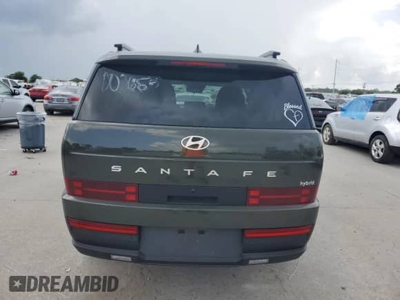 2024 Hyundai Santa Fe SEL with VIN 5NMP24G15RH003665, listed as a Copart auction lot 59967895 with 14,580 mi miles and Salvage title. Bid and sale history available at DreamBid. Image 6.