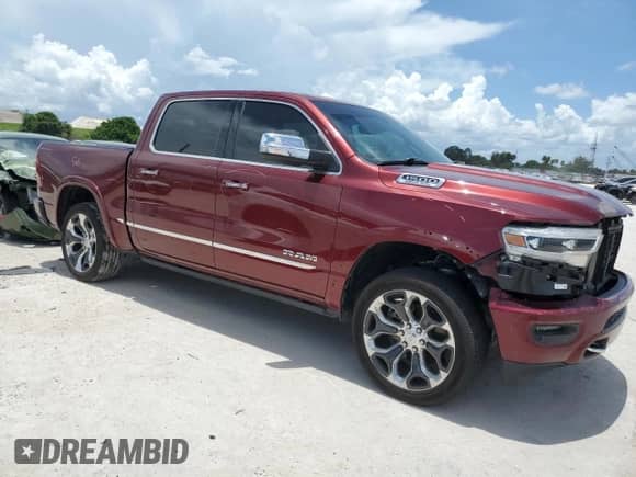 2020 Ram 1500 Limited with VIN 1C6RREHT1LN194626, listed as a Copart auction lot 62728865 with 70,592 mi miles and Salvage title. Bid and sale history available at DreamBid. Image 4.