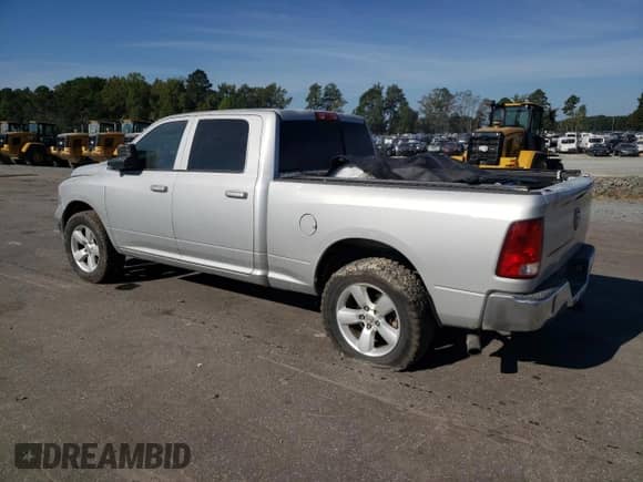 2019 Ram 1500 Big Horn with VIN 1C6RR7TT7KS567722, listed as a Copart auction lot 82155075 with 161,062 mi miles and Clean title. Bid and sale history available at DreamBid. Image 2.