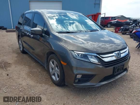 2019 Honda Odyssey EX-L с VIN 5FNRL6H74KB133979, выставлен на аукционе IAAI как лот 43180364 с пробегом 99 342 миль миль и . История ставок и продаж доступна на DreamBid. Изображение 1.