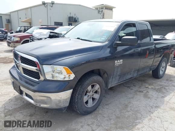 2019 Ram 1500 Tradesman with VIN 1C6RR6FG7KS697332, listed as a IAAI auction lot 42416053 with 93,103 mi miles and . Bid and sale history available at DreamBid. Image 2.