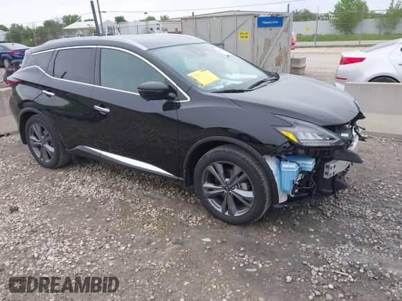 2024 Nissan Murano Platinum with VIN 5N1AZ2DS1RC123685, listed as a IAAI auction lot 42358404 with 7,344 mi miles and . Bid and sale history available at DreamBid. Image 1.