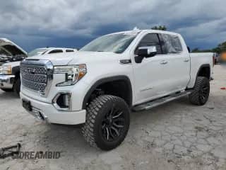 2022 GMC Sierra 1500 Denali with VIN 3GTU9FEL5NG167888, listed as a Copart auction lot 62175955 with 37,032 mi miles and Salvage title. Bid and sale history available at DreamBid. Image 1.