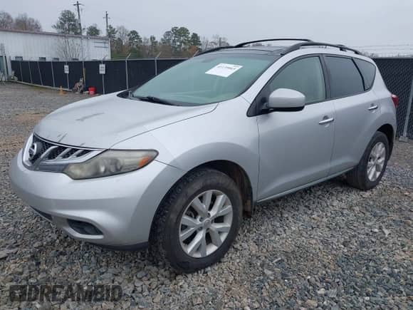 2012 Nissan Murano SV with VIN JN8AZ1MU9CW113514, listed as a IAAI auction lot 41139063 with 138,817 mi miles and . Bid and sale history available at DreamBid. Image 2.