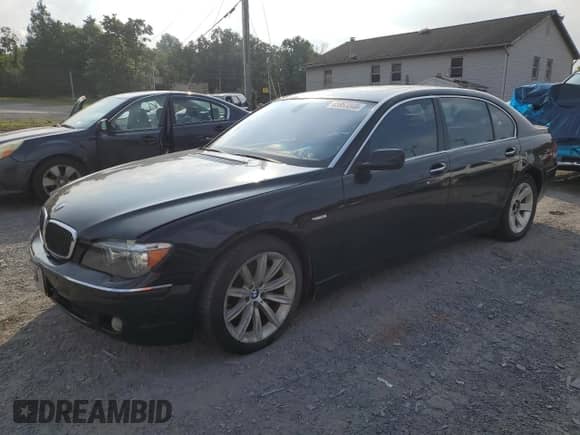 2007 BMW 7 Series 750Li с VIN WBAHN83547DT65906, выставлен на аукционе Copart как лот 65957045 с пробегом Не указан миль и Чистый • Clean title. История ставок и продаж доступна на DreamBid. Изображение 1.