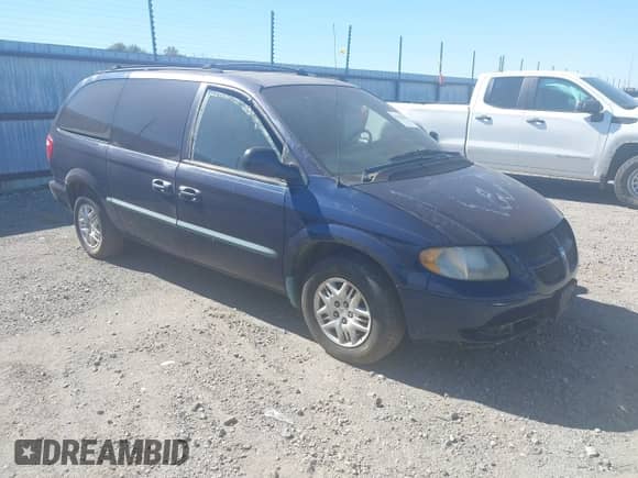 2002 Dodge Caravan Sport with VIN 1B4GP443X2B707150, listed as a IAAI auction lot 43446280 with 223,264 mi miles and . Bid and sale history available at DreamBid. Image 1.