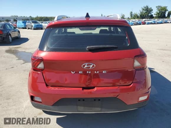 2021 Hyundai Venue SEL with VIN KMHRC8A37MU120958, listed as a Copart auction lot 82375865 with 66,242 mi miles and Non repairable. Bid and sale history available at DreamBid. Image 6.