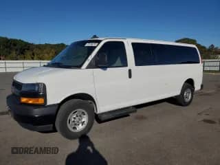 2023 Chevrolet Express Passenger LS с VIN 1GAZGNFP7P1260008, выставлен на аукционе Copart как лот 86867665 с пробегом 24 477 миль миль и Чистый • Clean title. История ставок и продаж доступна на DreamBid. Изображение 1.