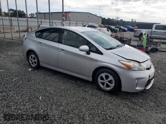 2012 Toyota Prius Four with VIN JTDKN3DU6C5387007, listed as a Copart auction lot 80451885 with 241,621 mi miles and Salvage title. Bid and sale history available at DreamBid. Image 4.