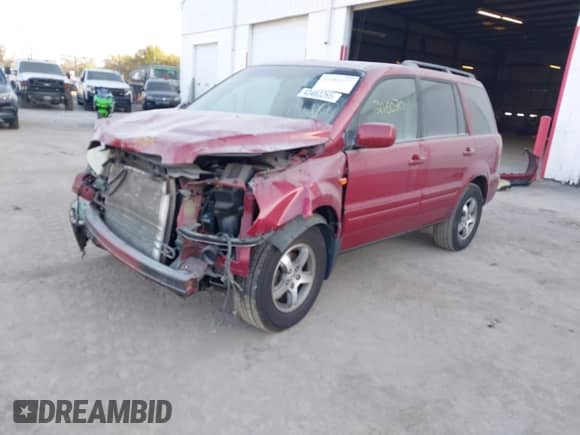 2006 Honda Pilot EX-L z VIN 5FNYF28726B044736, wystawiony jako IAAI lot #41581677 z przebiegiem 216 070 mil mil oraz . Historia ofert i sprzedaży dostępna na DreamBid. Obrazek 2.