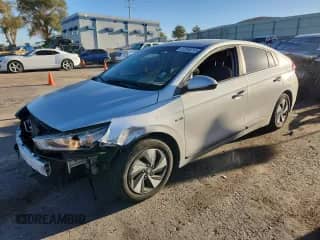 2017 Hyundai Ioniq SEL with VIN KMHC75LCXHU024754, listed as a Copart auction lot 87246615 with 103,692 mi miles and Salvage title. Bid and sale history available at DreamBid. Image 1.