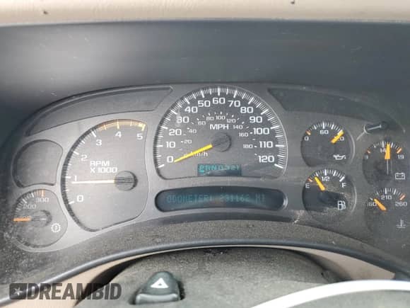 2003 Chevrolet Tahoe LT with VIN 1GNEC13Z93R120416, listed as a Copart auction lot 70852235 with 231,162 mi miles and Salvage title. Bid and sale history available at DreamBid. Image 9.