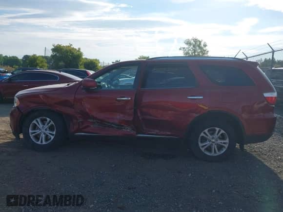 2013 Dodge Durango Crew with VIN 1C4SDJDT8DC608702, listed as a IAAI auction lot 43109254 with 181,278 mi miles and . Bid and sale history available at DreamBid. Image 14.
