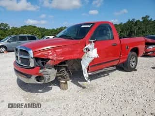 2005 Dodge 1500 ST with VIN 1D7HA16K95J650662, listed as a Copart auction lot 71016425 with 127,960 mi miles and Salvage title. Bid and sale history available at DreamBid. Image 1.