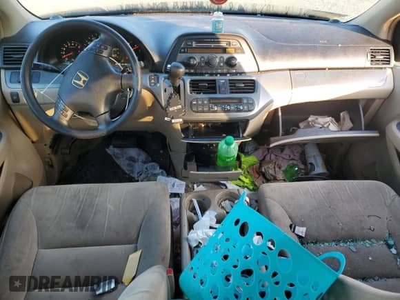 2005 Honda Odyssey EX z VIN 5FNRL384X5B400342, wystawiony jako Copart lot #80887225 z przebiegiem 214 575 mil mil oraz Szkoda całkowita • Salvage title. Historia ofert i sprzedaży dostępna na DreamBid. Obrazek 8.