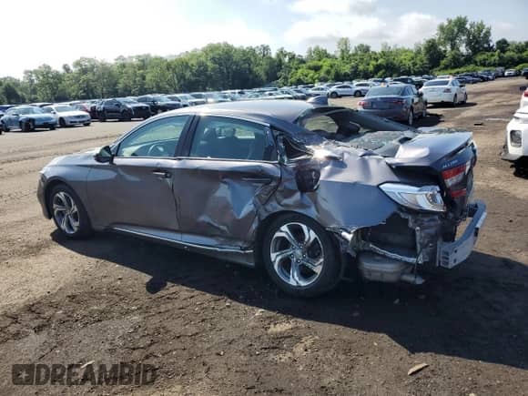 2019 Honda Accord EX-L с VIN 1HGCV1F55KA011503, выставлен на аукционе Copart как лот 61074045 с пробегом 14 987 миль миль и Списание • Salvage title. История ставок и продаж доступна на DreamBid. Изображение 2.