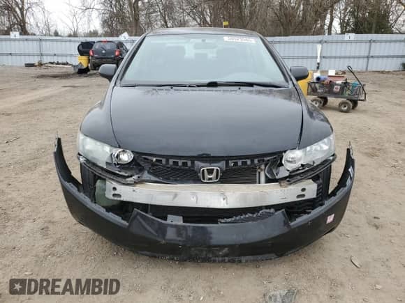2010 Honda Civic with VIN 2HGFA1F25AH015520, listed as a Copart auction lot 50523565 with 169,256 mi miles and Salvage title. Bid and sale history available at DreamBid. Image 5.