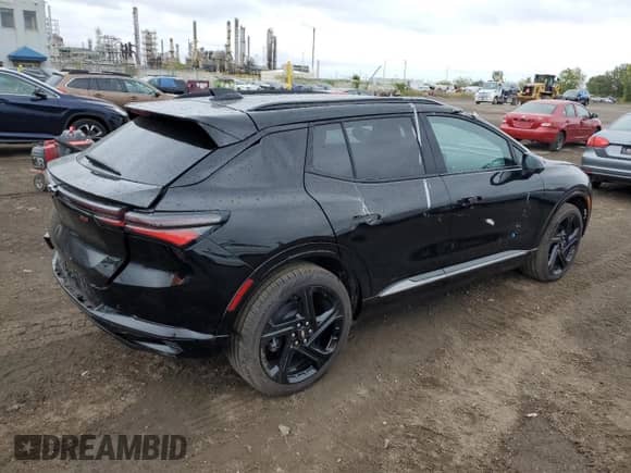 2024 Chevrolet Equinox EV RS с VIN 3GN7DSRR5RS258415, выставлен на аукционе Copart как лот 71476304 с пробегом 772 миль миль и Списание • Salvage title. История ставок и продаж доступна на DreamBid. Изображение 3.