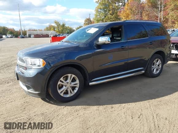 2012 Dodge Durango Crew with VIN 1C4SDJDT2CC358890, listed as a IAAI auction lot 43527106 with 161,168 mi miles and . Bid and sale history available at DreamBid. Image 2.