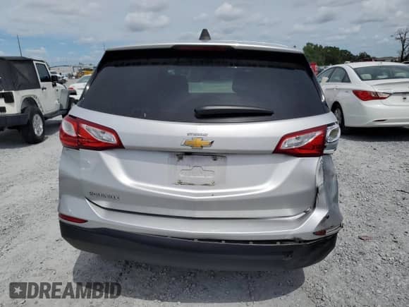 2020 Chevrolet Equinox LS with VIN 3GNAXHEV4LS607476, listed as a Copart auction lot 81602335 with 71,526 mi miles and Non repairable. Bid and sale history available at DreamBid. Image 6.