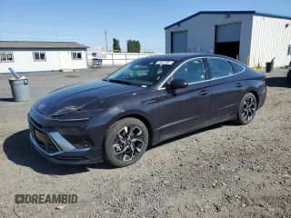 2025 Hyundai Sonata SEL with VIN KMHL64JA3SA459333, listed as a Copart auction lot 83788575 with 16,281 mi miles and Salvage title. Bid and sale history available at DreamBid. Image 1.