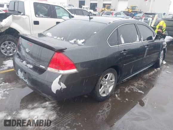 2012 Chevrolet Impala LT Retail with VIN 2G1WB5E37C1204932, listed as a IAAI auction lot 41629443 with 167,207 mi miles and . Bid and sale history available at DreamBid. Image 4.