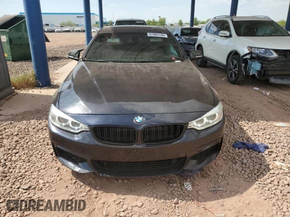 2015 BMW 4 Series 435i with VIN WBA4B1C54FD954726, listed as a Copart auction lot 67863145 with 162,573 mi miles and Salvage title. Bid and sale history available at DreamBid. Image 5.