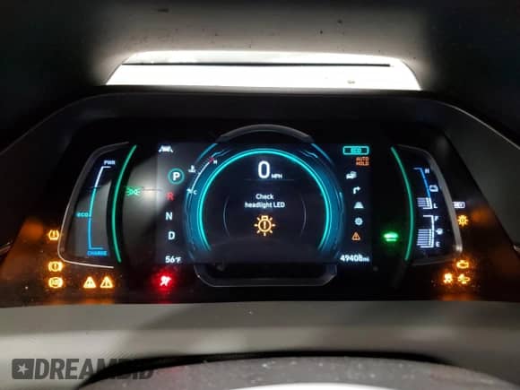 2020 Hyundai Ioniq Limited with VIN KMHCX5LD0LU214886, listed as a Copart auction lot 42805655 with 49,408 mi miles and Salvage title. Bid and sale history available at DreamBid. Image 9.