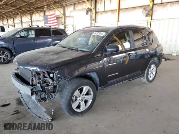 2014 Jeep Compass Sport z VIN 1C4NJCBB1ED624215, wystawiony jako Copart lot #66467835 z przebiegiem 129 967 mil mil oraz Szkoda całkowita • Salvage title. Historia ofert i sprzedaży dostępna na DreamBid. Obrazek 1.