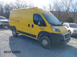 2021 Ram ProMaster z VIN 3C6ERVBG3ME506560, wystawiony jako IAAI lot #41694401 z przebiegiem 184 121 mil mil oraz . Historia ofert i sprzedaży dostępna na DreamBid. Obrazek 1.