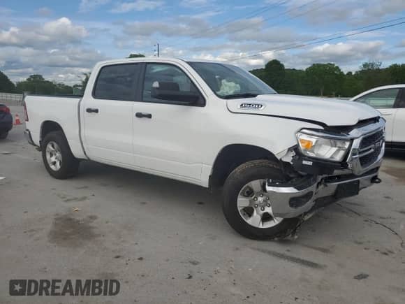 2023 Ram 1500 Tradesman с VIN 1C6SRFGT1PN696163, выставлен на аукционе Copart как лот 54166115 с пробегом 5 931 миль миль и Списание • Salvage title. История ставок и продаж доступна на DreamBid. Изображение 4.