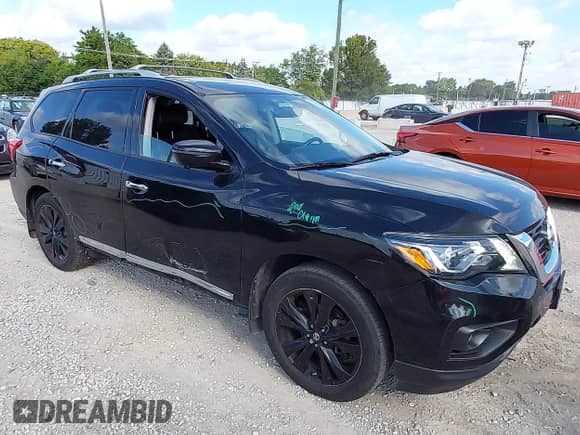 2017 Nissan Pathfinder SL with VIN 5N1DR2MMXHC691012, listed as a IAAI auction lot 43143583 with 113,386 mi miles and . Bid and sale history available at DreamBid. Image 1.