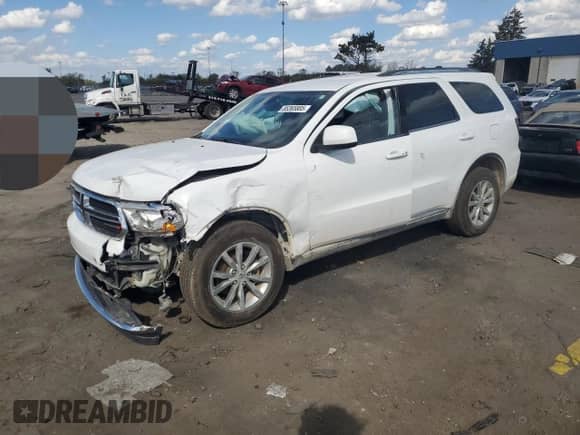 2016 Dodge Durango SXT с VIN 1C4RDJAG5GC398196, выставлен на аукционе Copart как лот 85365885 с пробегом 171 685 миль миль и Чистый • Clean title. История ставок и продаж доступна на DreamBid. Изображение 1.