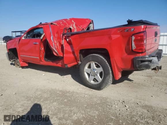 2018 Chevrolet Silverado 3500HD LTZ with VIN 1GC4K0CY7JF238732, listed as a Copart auction lot 47591985 with 135,517 mi miles and Non repairable. Bid and sale history available at DreamBid. Image 2.