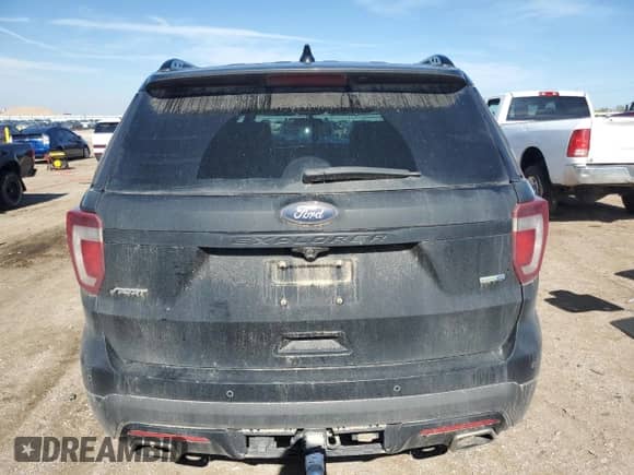 2017 Ford Explorer Sport with VIN 1FM5K8GTXHGC66378, listed as a Copart auction lot 86421325 with 125,473 mi miles and Salvage title. Bid and sale history available at DreamBid. Image 6.