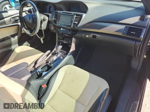 2016 Honda Accord EX-L with VIN 1HGCT2B94GA007261, listed as a Copart auction lot 64977815 with 191,258 mi miles and Salvage title. Bid and sale history available at DreamBid. Image 8.