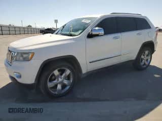 2012 Jeep Grand Cherokee Overland z VIN 1C4RJECT5CC193062, wystawiony jako Copart lot #59890265 z przebiegiem 170 537 mil mil oraz Szkoda całkowita • Salvage title. Historia ofert i sprzedaży dostępna na DreamBid. Obrazek 1.