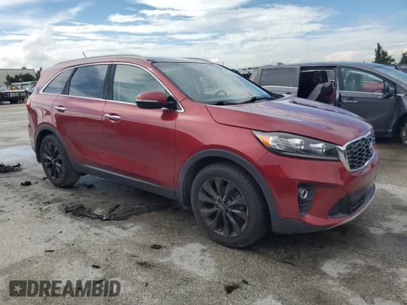 2020 Kia Sorento EX with VIN 5XYPH4A59LG696283, listed as a Copart auction lot 69914075 with 57,322 mi miles and Non repairable. Bid and sale history available at DreamBid. Image 4.