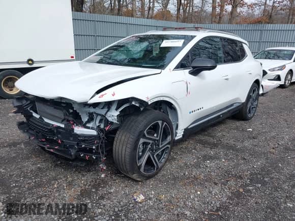 2024 Chevrolet Equinox EV LT с VIN 3GN7DMRP0RS295799, выставлен на аукционе IAAI как лот 41700897 с пробегом 7 565 миль миль и . История ставок и продаж доступна на DreamBid. Изображение 19.