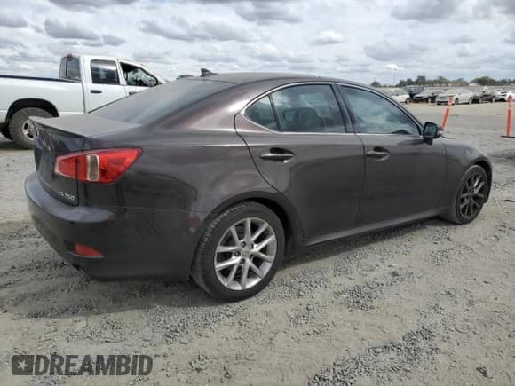 2012 Lexus IS 250 z VIN JTHBF5C23C5183143, wystawiony jako Copart lot #71708505 z przebiegiem 166 660 mil mil oraz Szkoda całkowita • Salvage title. Historia ofert i sprzedaży dostępna na DreamBid. Obrazek 3.