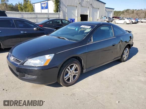 2007 Honda Accord EX-L with VIN 1HGCM71667A008638, listed as a Copart auction lot 41467885 with 209,193 mi miles and Salvage title. Bid and sale history available at DreamBid. Image 1.