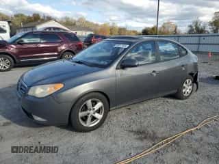 2008 Hyundai Elantra GLS with VIN KMHDU46D98U503114, listed as a Copart auction lot 90517905 with 219,452 mi miles and Salvage title. Bid and sale history available at DreamBid. Image 1.