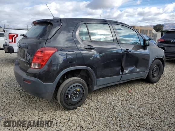 2016 Chevrolet Trax LS с VIN KL7CJKSBXGB715108, выставлен на аукционе Copart как лот 71856735 с пробегом 110 678 миль миль и Списание • Salvage title. История ставок и продаж доступна на DreamBid. Изображение 3.