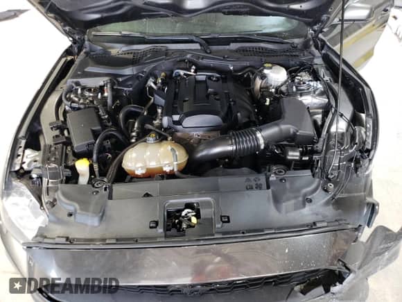 2018 Ford Mustang EcoBoost with VIN 1FA6P8TH8J5128938, listed as a Copart auction lot 81827595 with 53,929 mi miles and Salvage title. Bid and sale history available at DreamBid. Image 11.