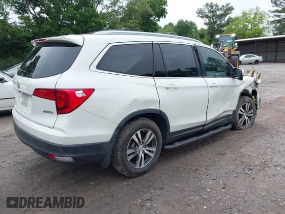 2018 Honda Pilot EX-L z VIN 5FNYF6H66JB047808, wystawiony jako IAAI lot #42369560 z przebiegiem 87 368 mil mil oraz . Historia ofert i sprzedaży dostępna na DreamBid. Obrazek 4.